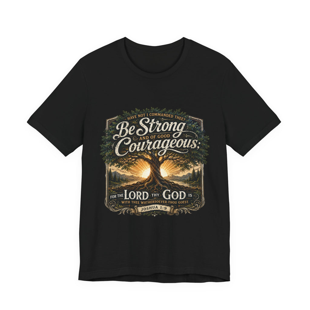 Be Strong & Courageous Joshua 1:9 T-Shirt