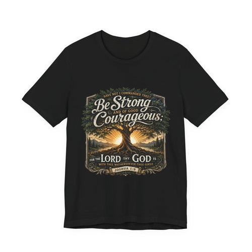 Be Strong & Courageous Joshua 1:9 T-Shirt